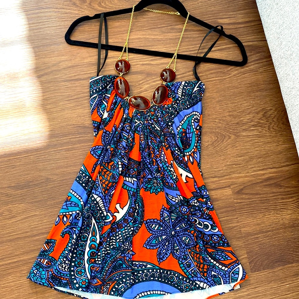 Gorgeous Sky embellished top size XSMALL